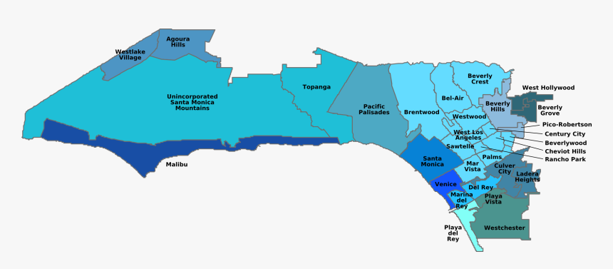 La Westside Districts Proposal - Atlas, HD Png Download, Free Download