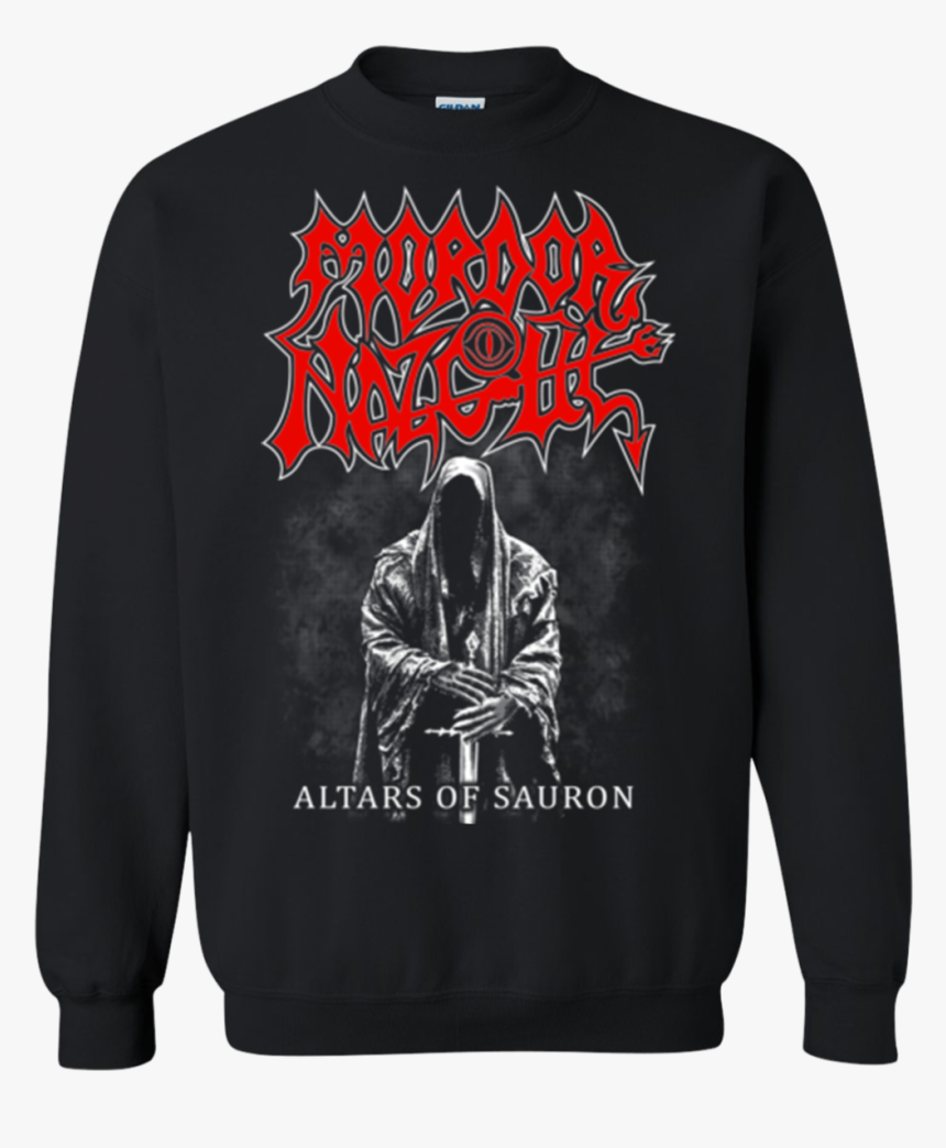 Mordor Nazgul Crewneck Sweatshirt - Doom Ugly Christmas Sweater, HD Png Download, Free Download