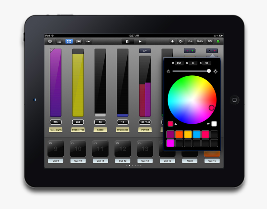 Ipad Dmx Lighting Controller - Dmx Ipad, HD Png Download, Free Download