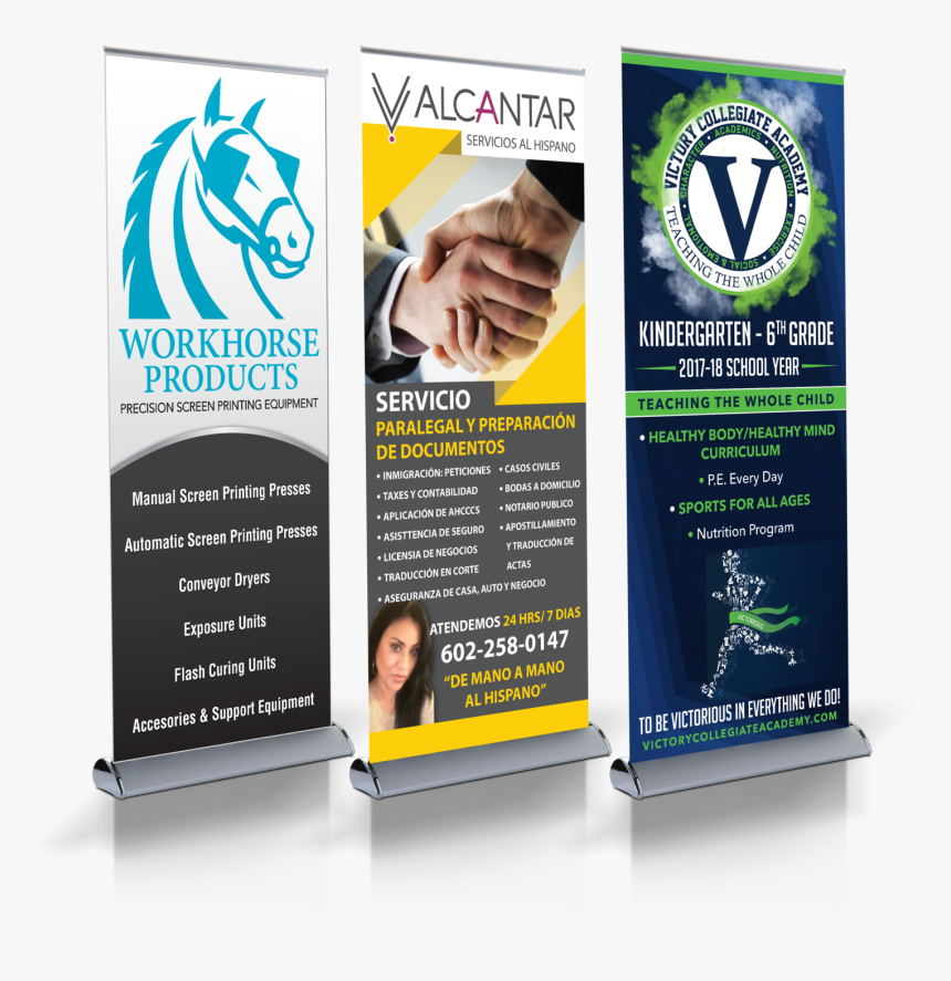 Pull Up Banner Clipart Png Royalty Free Pull Up Banner - Workhorse Products, Transparent Png, Free Download