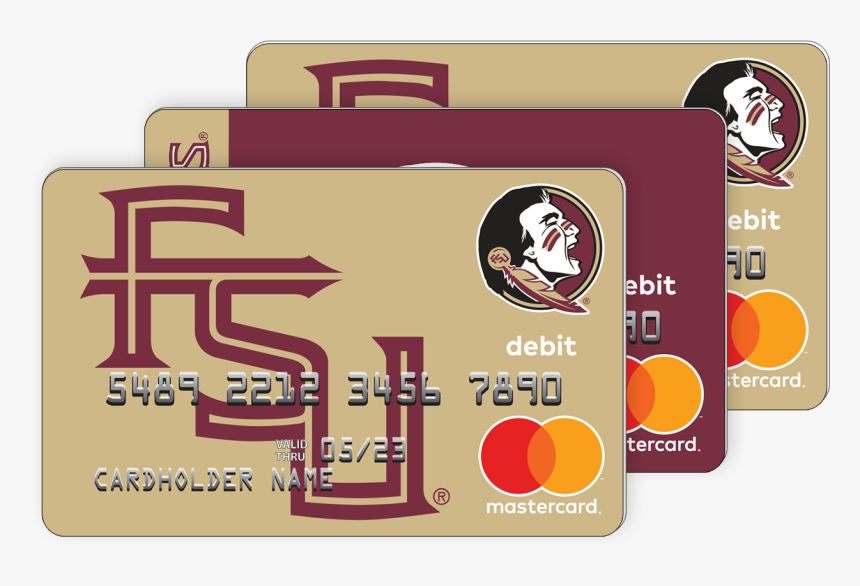 Florida State Seminoles Fancard Prepaid Mastercard - Florida State Seminoles Football, HD Png Download, Free Download