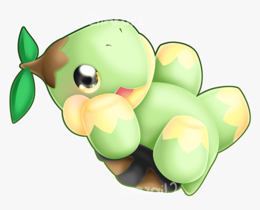 387 Turtwig - Cartoon, HD Png Download, Free Download