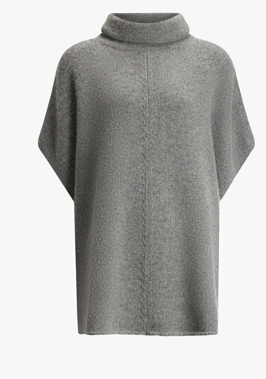 Joseph, Poncho Wool Cashmere Knit, In Dark Grey - Sweater, HD Png Download, Free Download