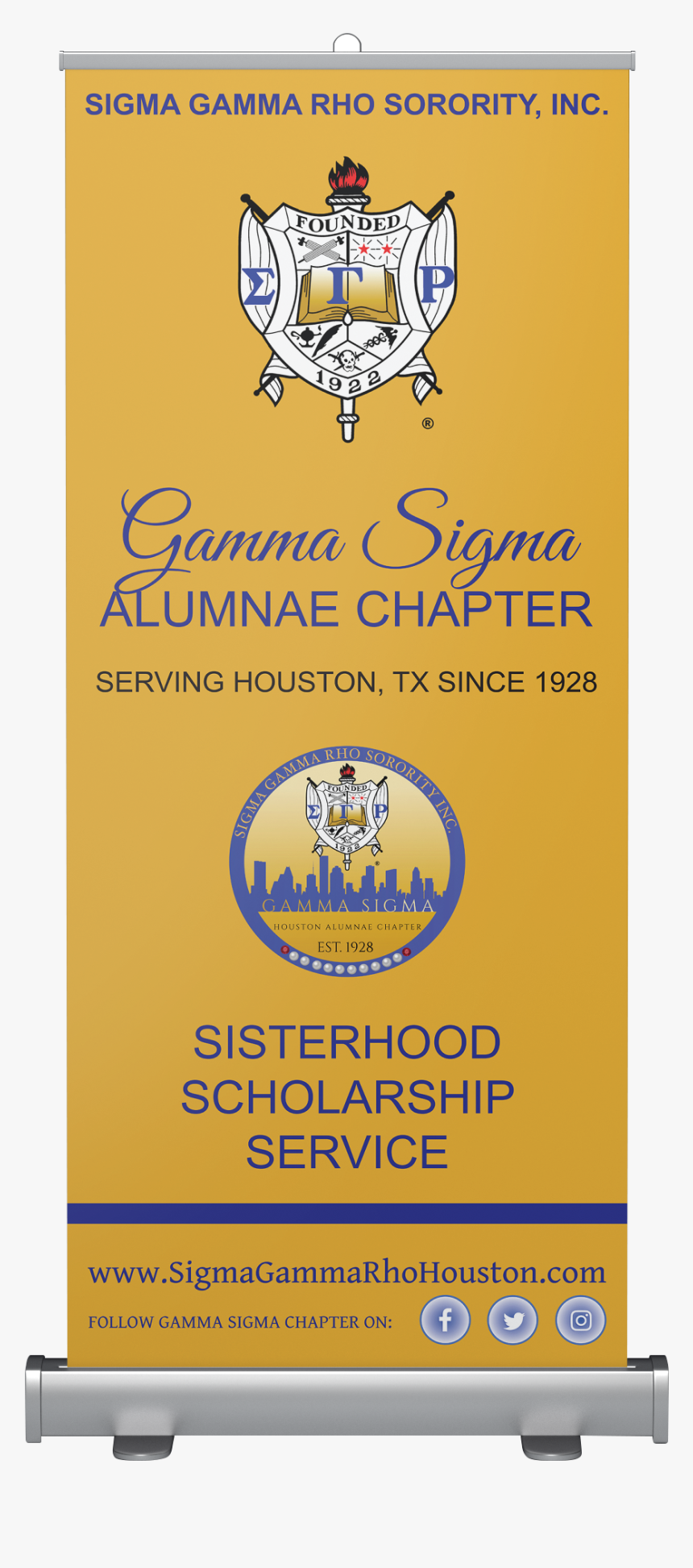 Sigma Gamma Rho Pop Up Banners, HD Png Download, Free Download