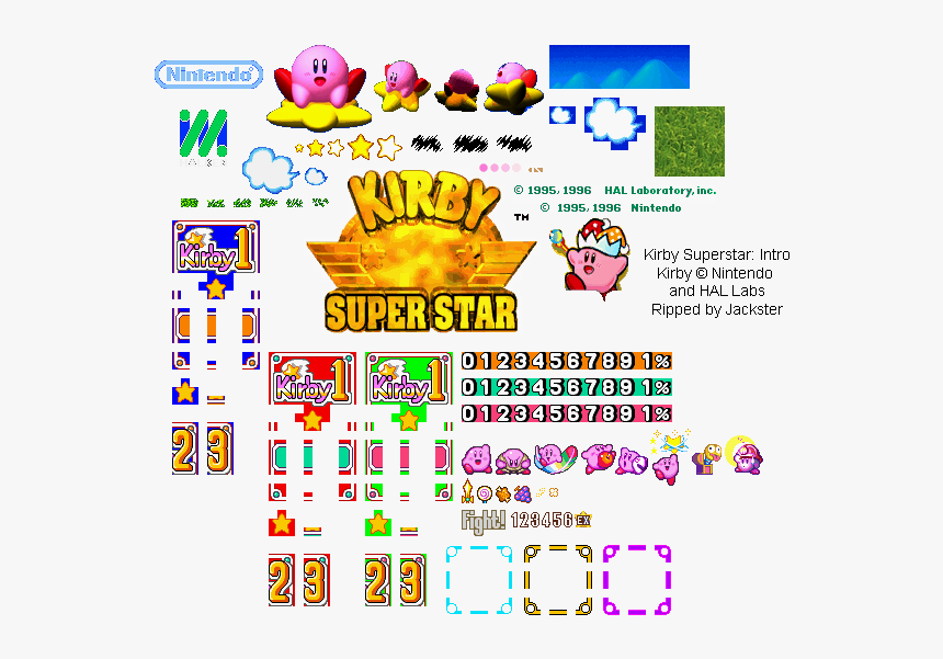 Intro - Kirby Super Star Font, HD Png Download - kindpng