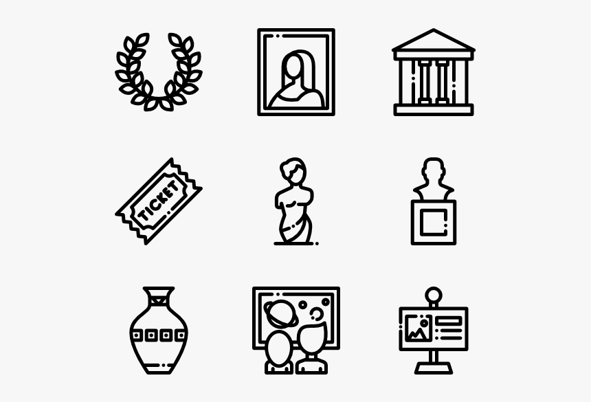 Museum Icons, HD Png Download, Free Download