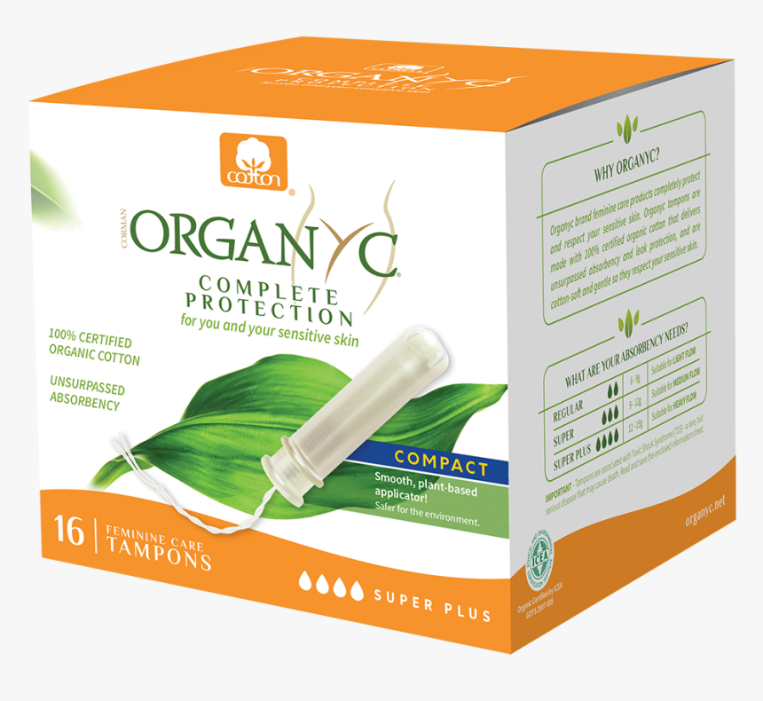 Organic Super Plus Tampons, HD Png Download, Free Download