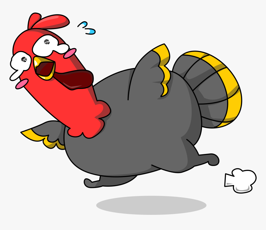 Turkey Thanksgiving Cartoon Clip Art - Turkey Clipart Escape, HD Png Download, Free Download