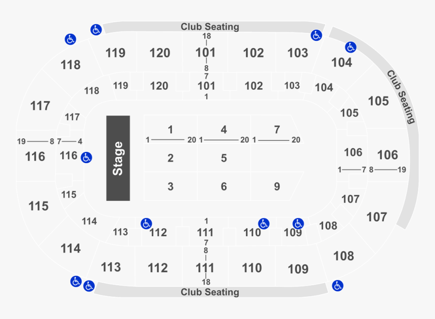 K Rock Centre Seating Chart, HD Png Download, Free Download