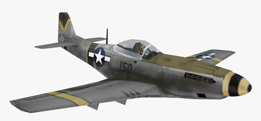 World War 2 Plane Png - P 51 Mustang Png, Transparent Png, Free Download