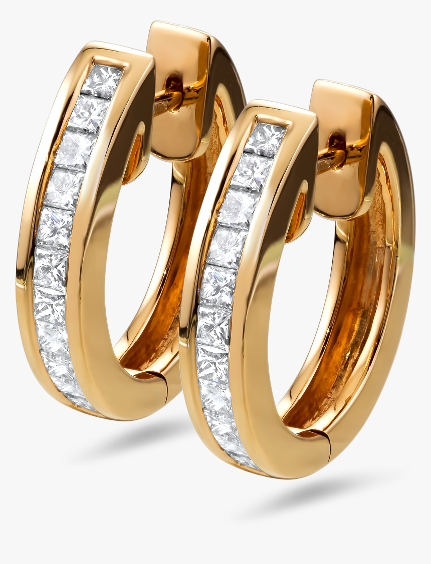 Gold Diamond Earrings Png , Png Download - Ring, Transparent Png, Free Download