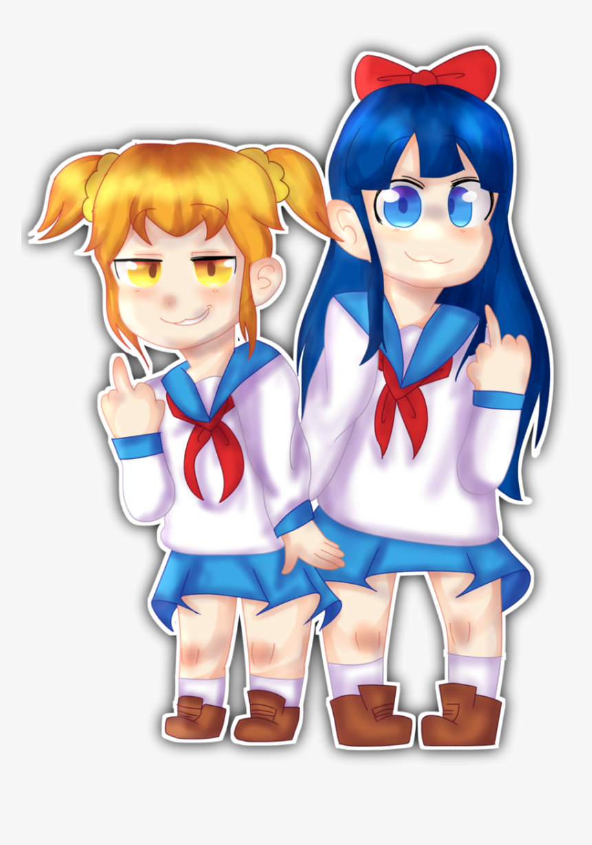 Pop Team Epic - Cartoon, HD Png Download, Free Download