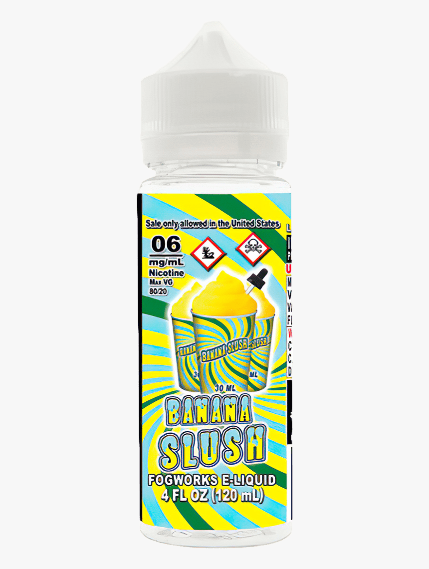 Banana Slush 60-120 Ml - Baby Bottle, HD Png Download, Free Download