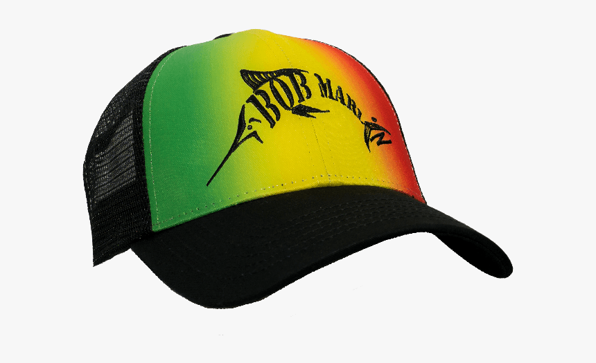 Bob Marlin Rasta Baseball Cap Bm Logo - Baseball Cap, HD Png Download, Free Download