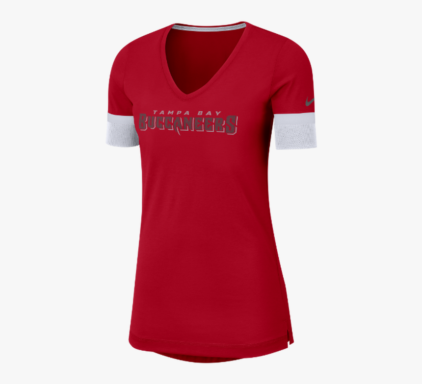 Women"s Tampa Bay Buccaneer"s Nike Fan V-neck Dry Top - Adidas Ed6290, HD Png Download, Free Download