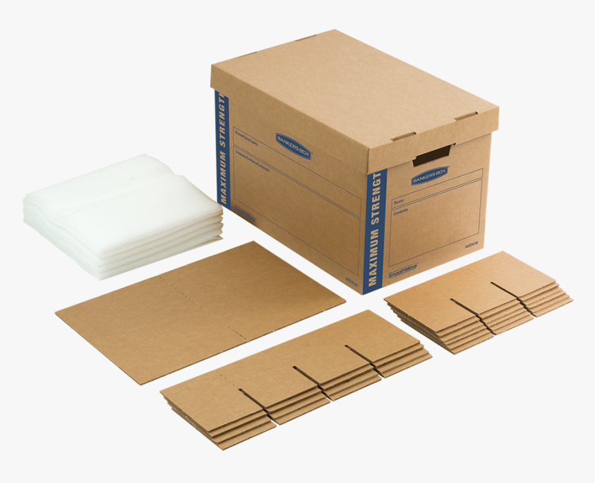 Classic Maximum Strength Kitchen Moving Box Kit - Box, HD Png Download, Free Download