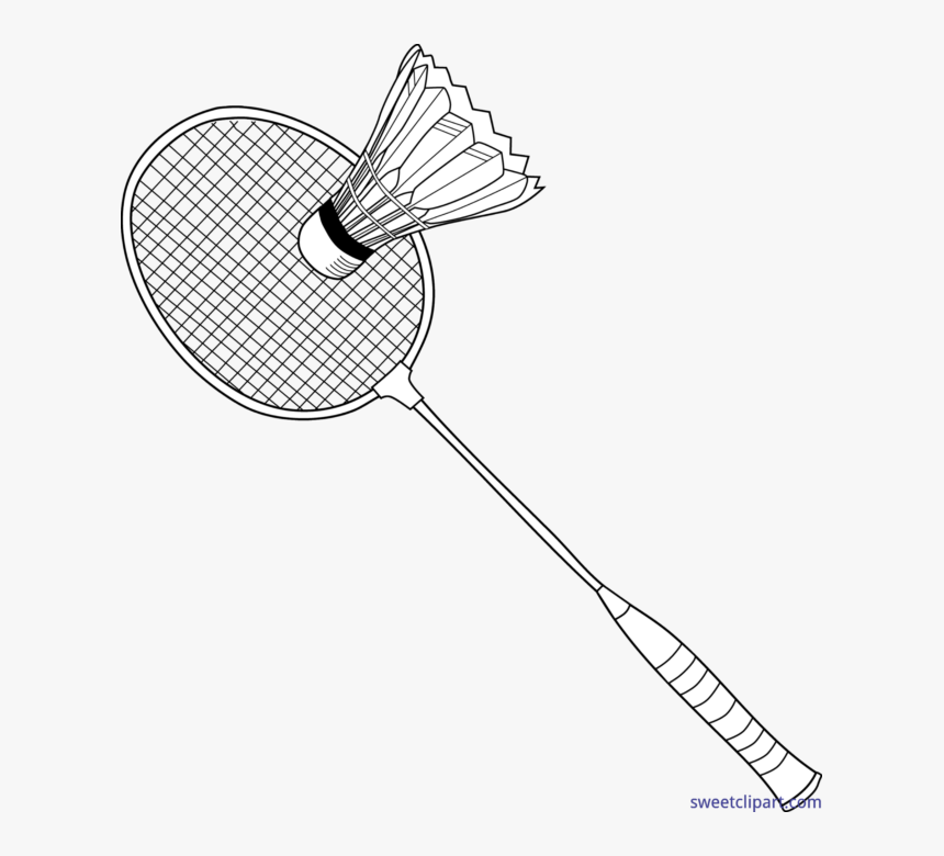 badminton drawing