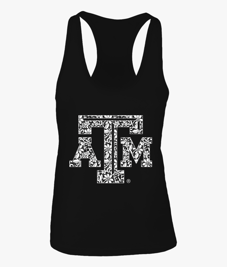 Lace Pattern Logo Texas A&m Aggies Shirt - Active Tank, HD Png Download, Free Download