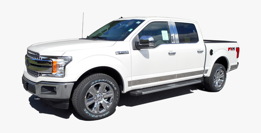 Ford F150 Chrome Pillar Post Trim - Ford F150 Rocker Panel Graphics, HD Png Download, Free Download