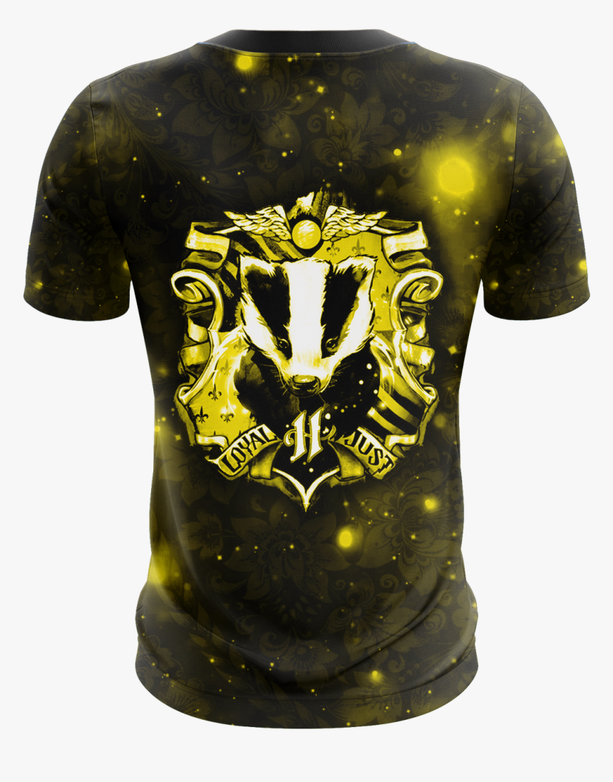 The Hufflepuff Badger Harry Potter Unisex 3d T-shirt - Hufflepuff Tank Top, HD Png Download, Free Download