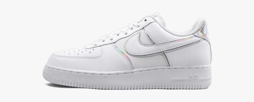 Nike Air Force 1 07 Lv8 4 White Iridescent Air Force One White And Gold Hd Png Download Kindpng