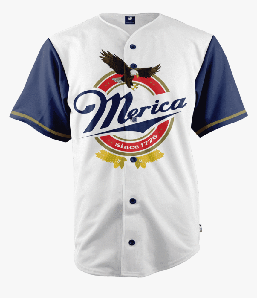 Merica Lite Baseball Jersey - Baseball Uniform, HD Png Download, Free Download