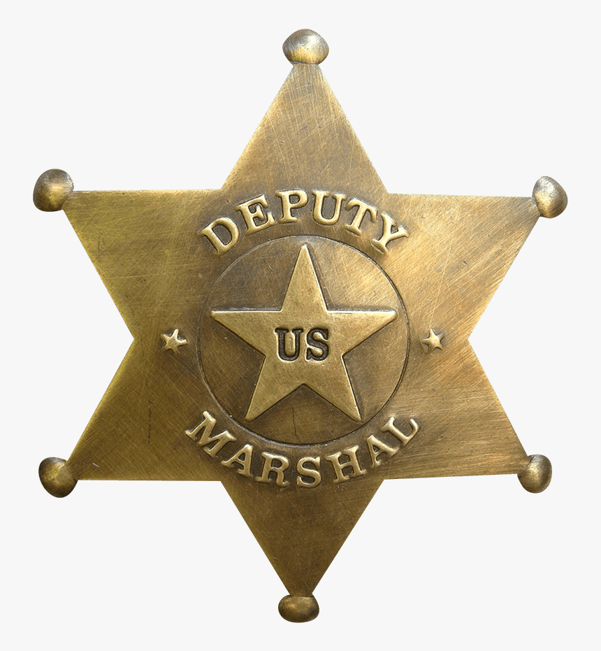 Six-point Deputy Us Marshal Badge - Texas Rangers Police Logo, HD Png Download, Free Download
