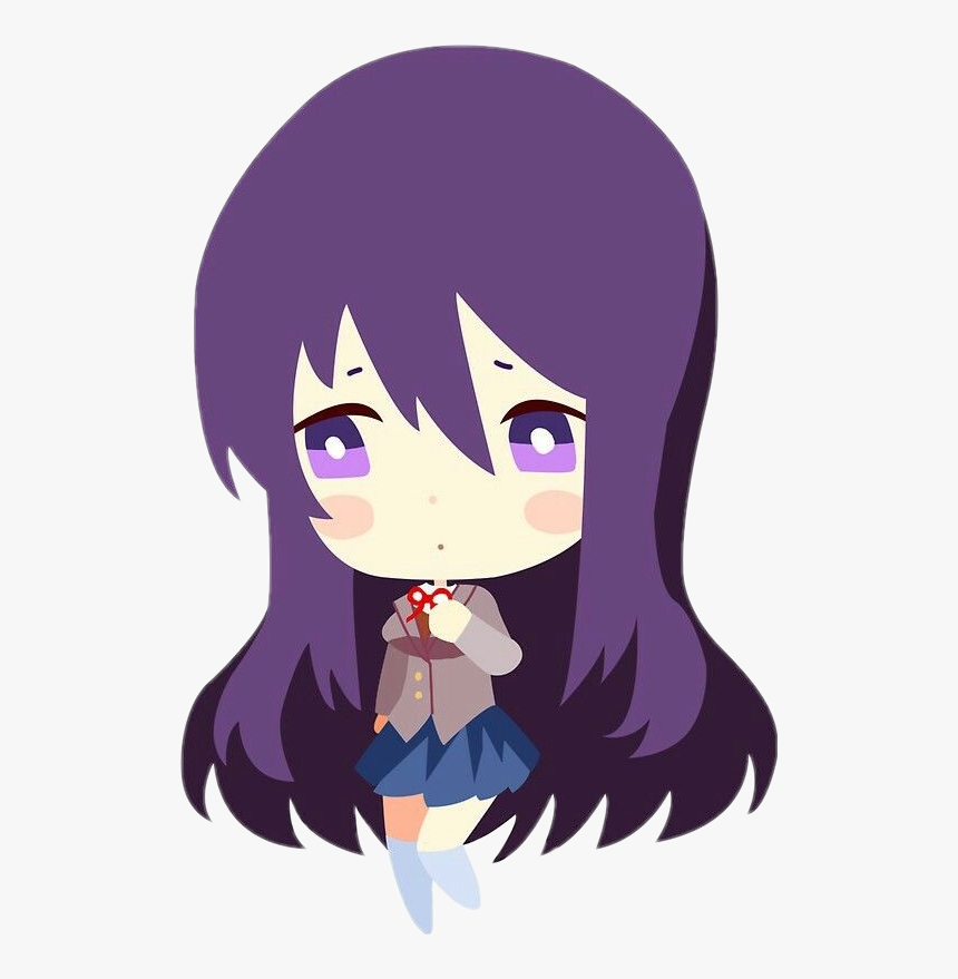 #ddlcyuri #ddlc #yuri #yuriddlc #yuridokidoki #dokidoki - Chibi Doki Doki Literature Club Yuri, HD Png Download, Free Download