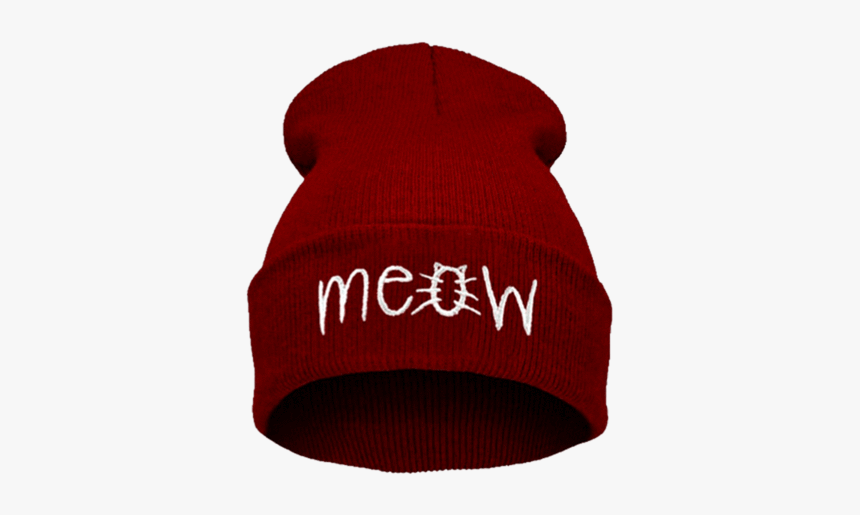 Meow Beanie Png - Beanie, Transparent Png, Free Download