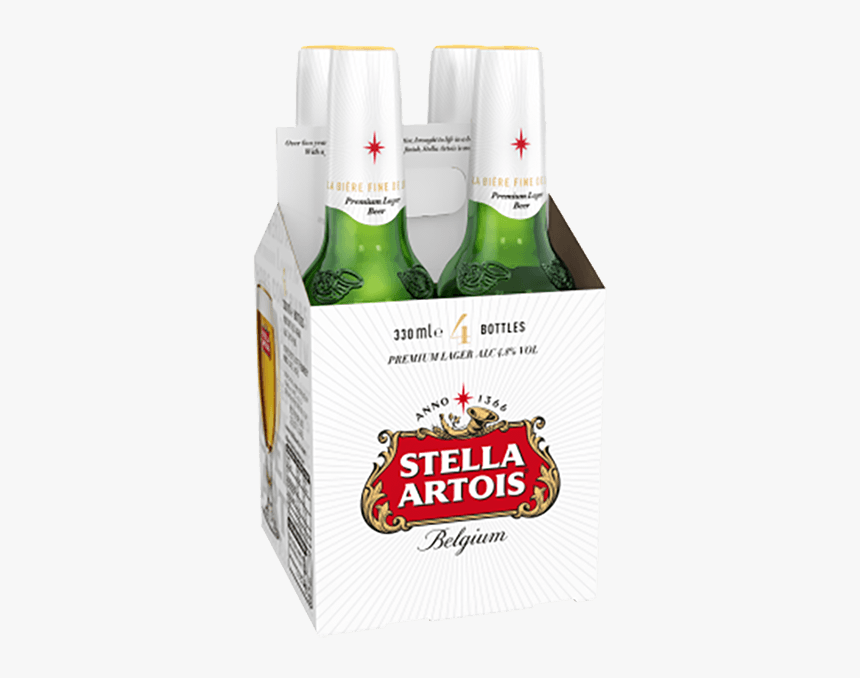 Stella Artois 4 Pack Bottles, HD Png Download, Free Download