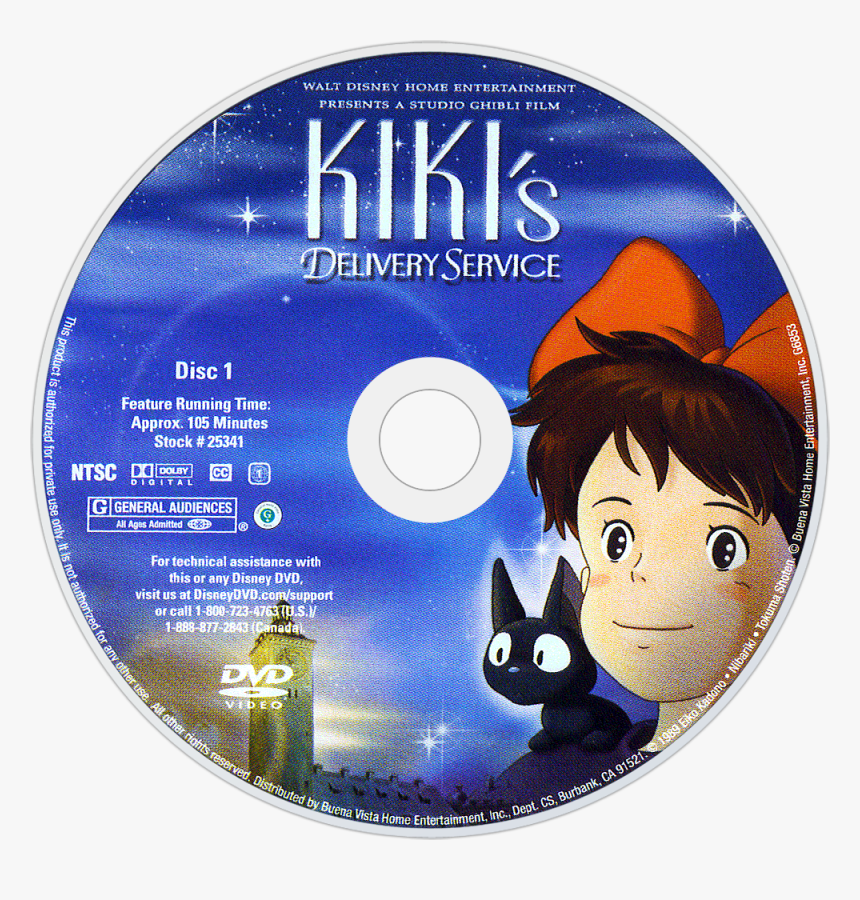 Kiki's Delivery Service Disc, HD Png Download, Free Download