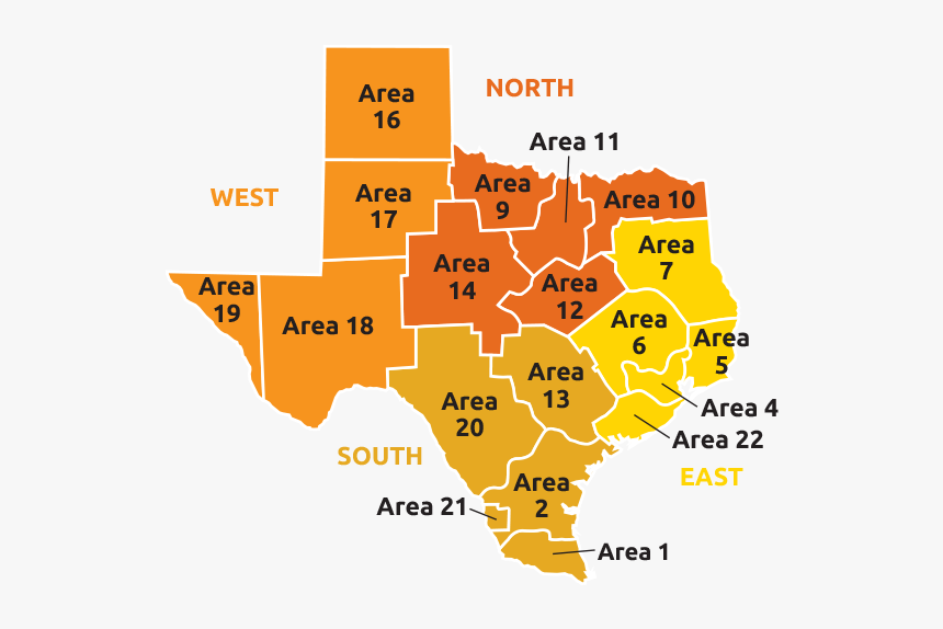 Texas Map - Special Olympics Texas Map, HD Png Download, Free Download