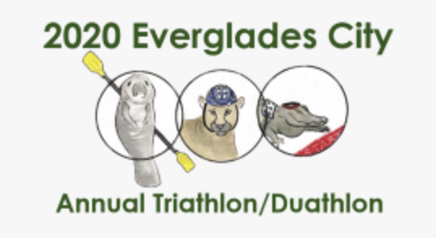 1st Annual Everglades City Triathlon And Duathlon - Cartoon, HD Png Download, Free Download