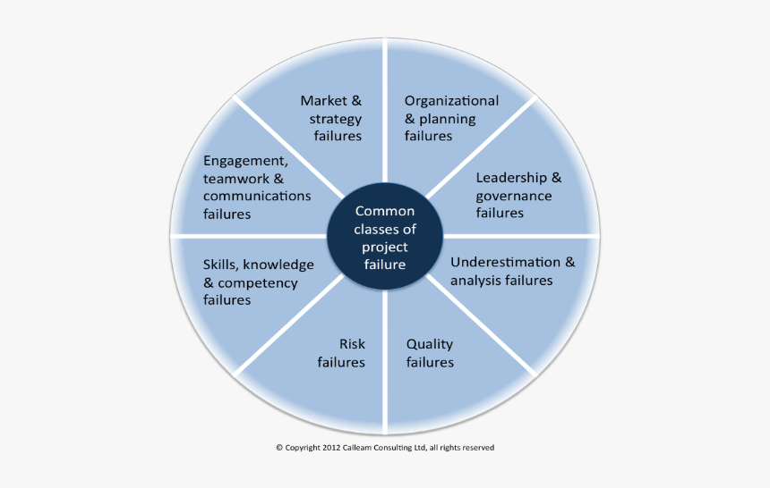 Source - Http - //calleam - Com - Common Classes Of Project Failure, HD Png Download, Free Download