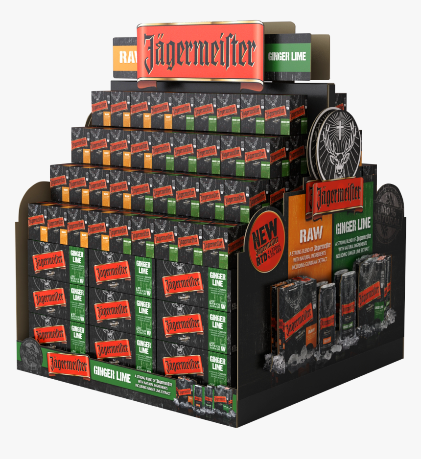 Jägermeister Display, HD Png Download, Free Download