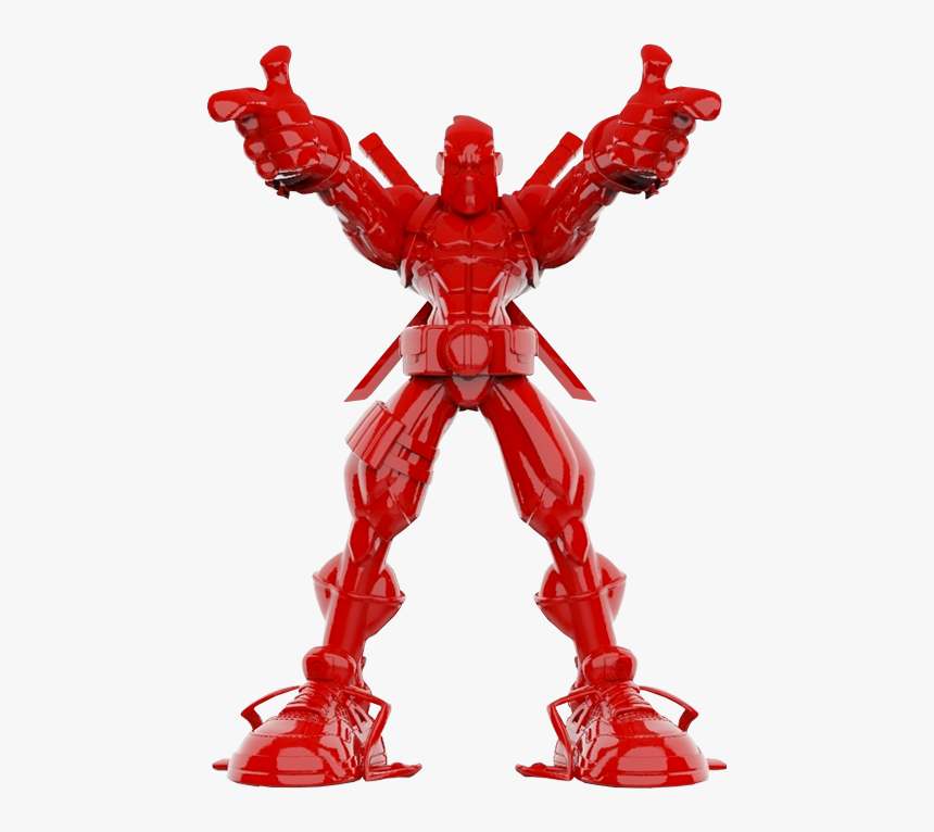 Unruly Industries Wade Giant Sized (gloss Red Edition) - Action Figure, HD Png Download, Free Download