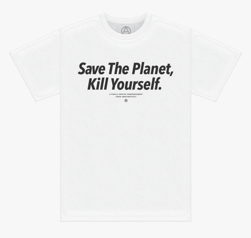 Mockup Front Savetheplanet White, HD Png Download, Free Download