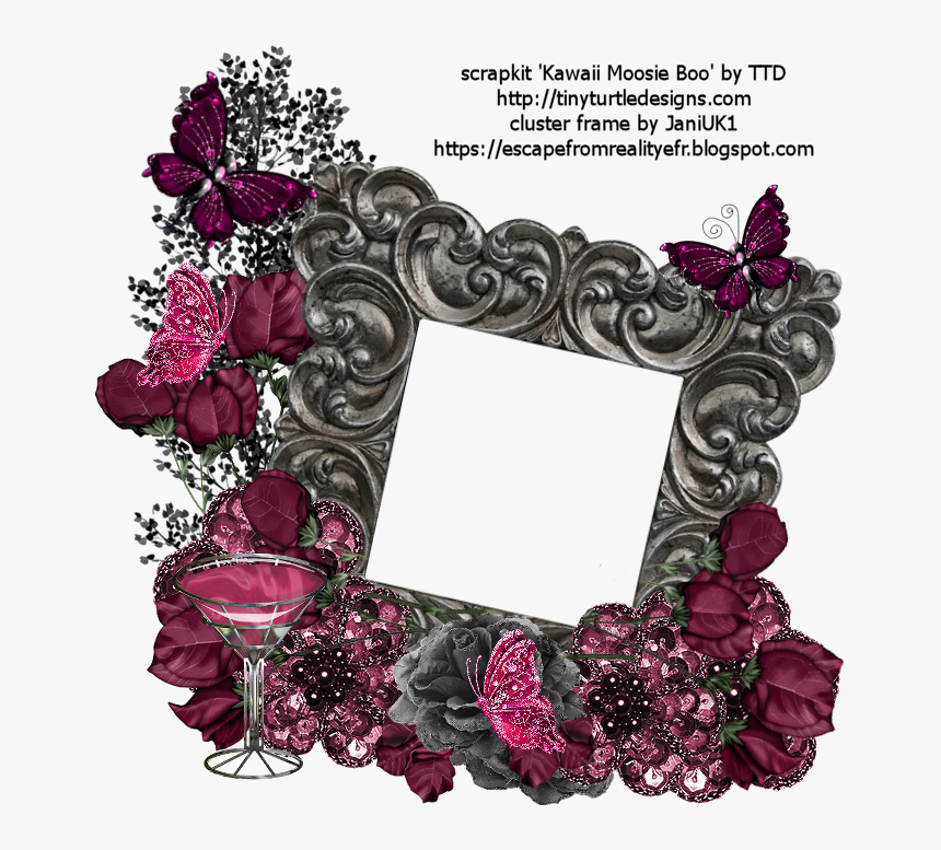 And Here Is A Sample Tag Using The Frame - Picture Frame, HD Png Download, Free Download