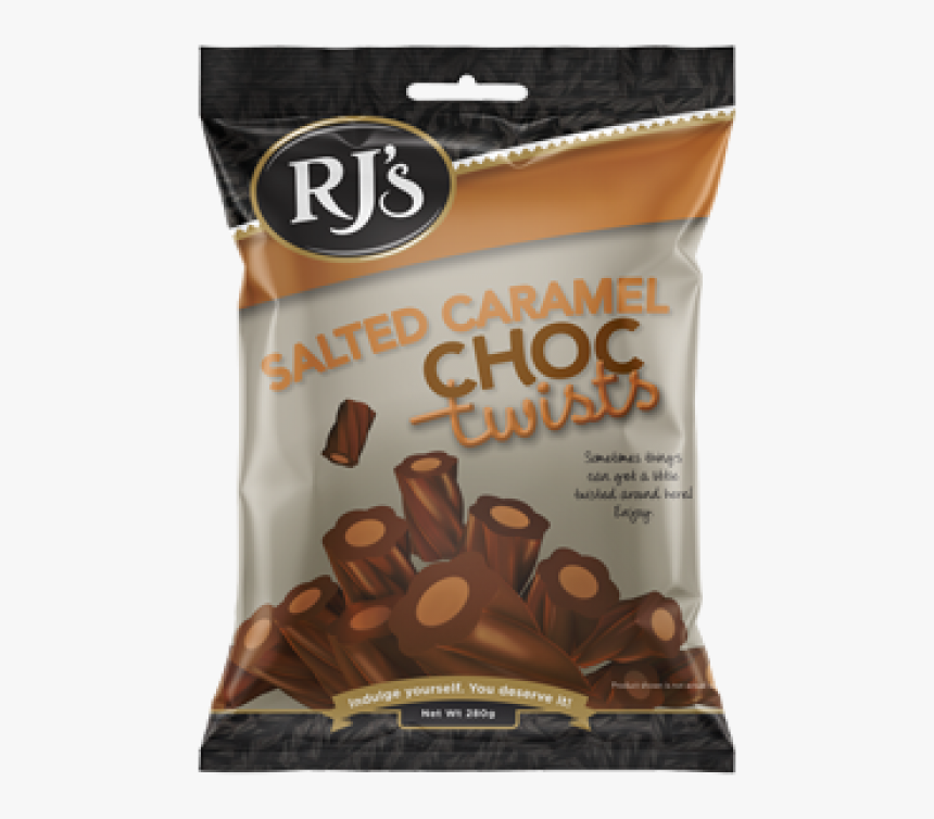 Salted Caramel Chocolate Twists - Rj's Chocolate Licorice Logs, HD Png Download, Free Download