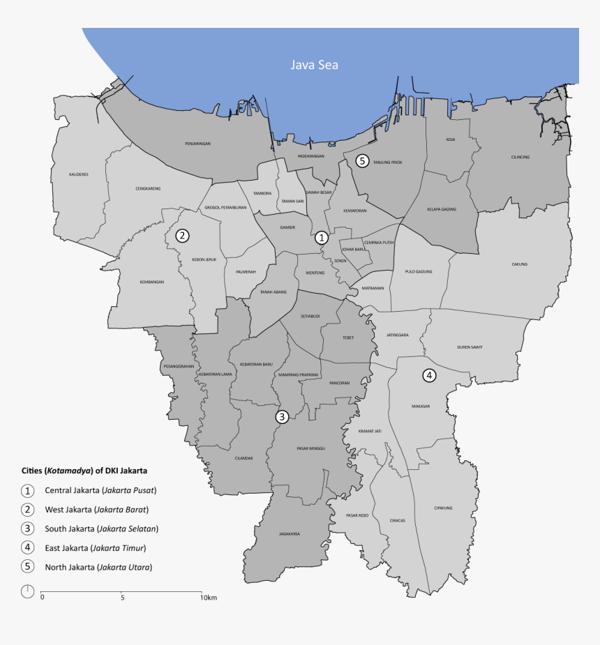 Jakarta Districts - Jakarta District, HD Png Download, Free Download