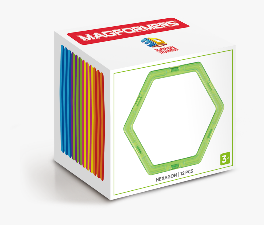 Hexagon 12pc Set - Magformers Hexagon, HD Png Download, Free Download