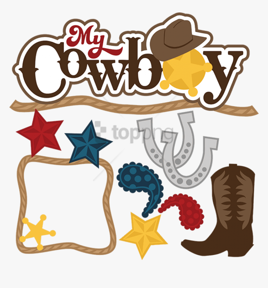 Free Png Download Cowboy Scrapbook Png Images Background - Cowgirl Png, Transparent Png, Free Download