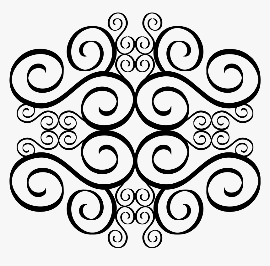 Flourish Clipart Swirly Line - Clip Art, HD Png Download, Free Download