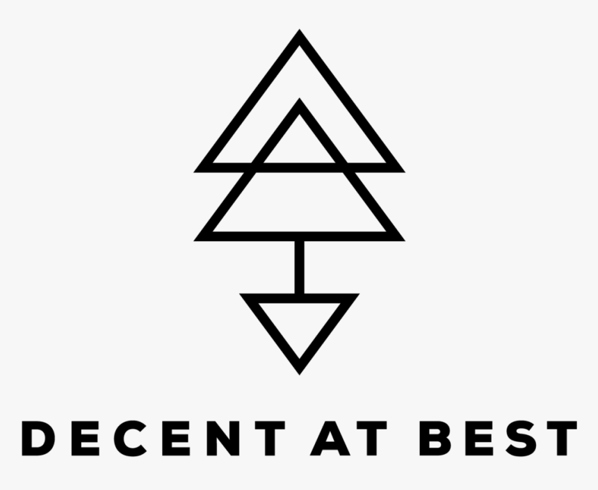 Decent At Best Seattle Music Band Logo Black - Sri Aurobindo Ashram Logo, HD Png Download, Free Download