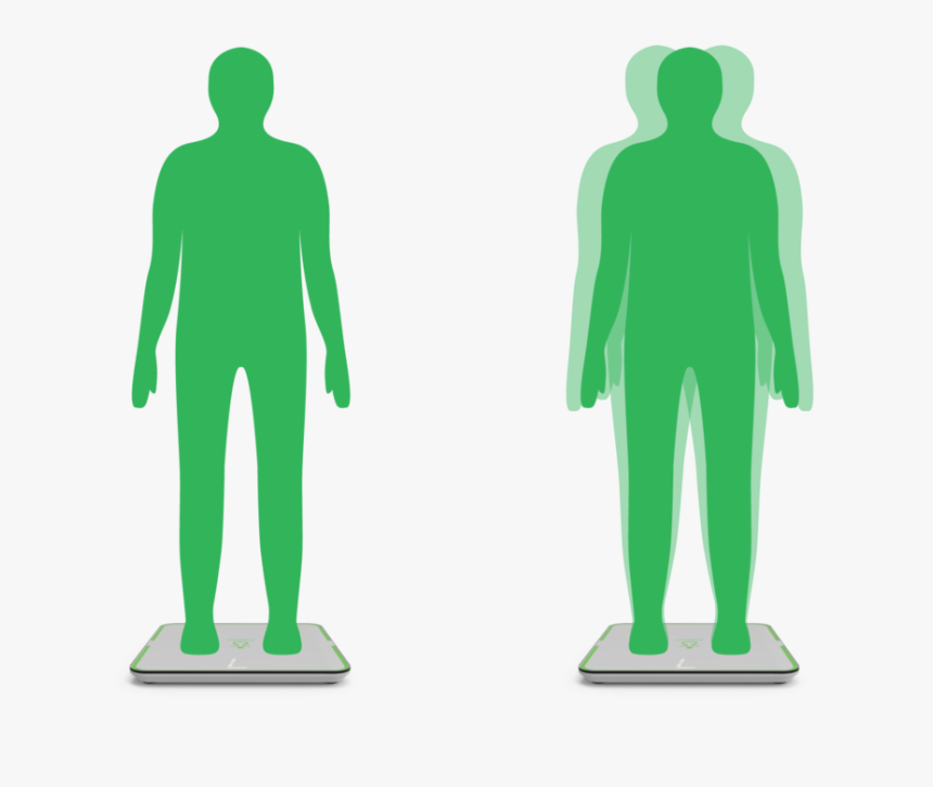 Two People On Scales-55 - Standing, HD Png Download, Free Download