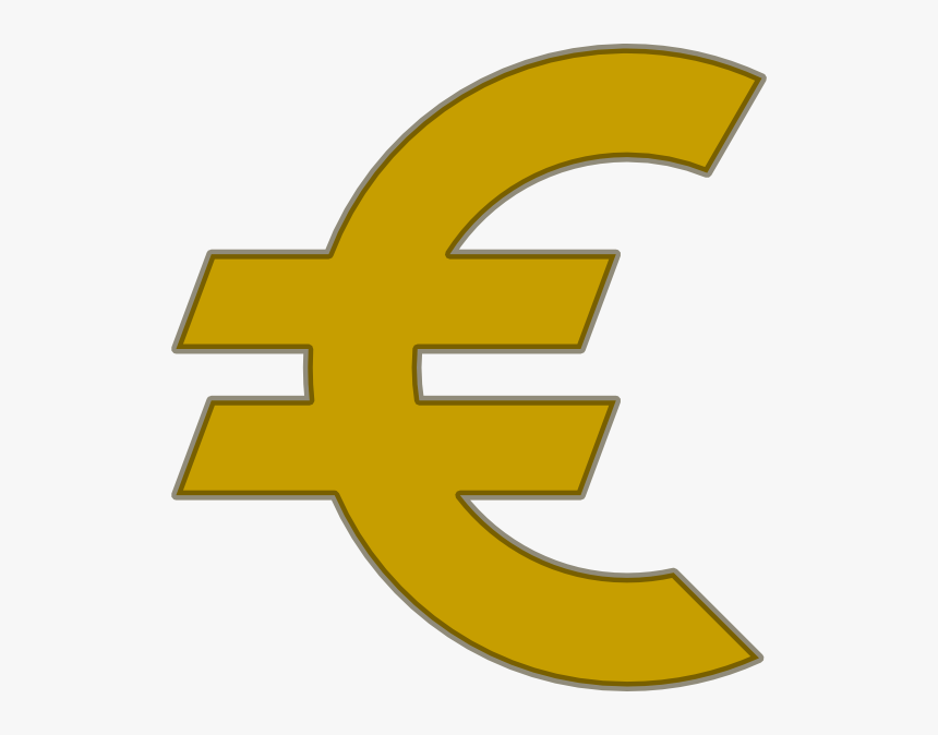 Euro Clipart 1 Euro Coin Clip Art - Euro Clip Art, HD Png Download, Free Download