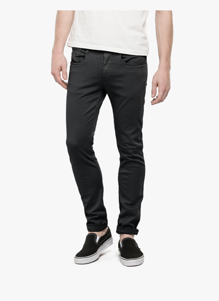 Replay Anbass Hyperflex In Dark Grey - Trousers, HD Png Download - kindpng