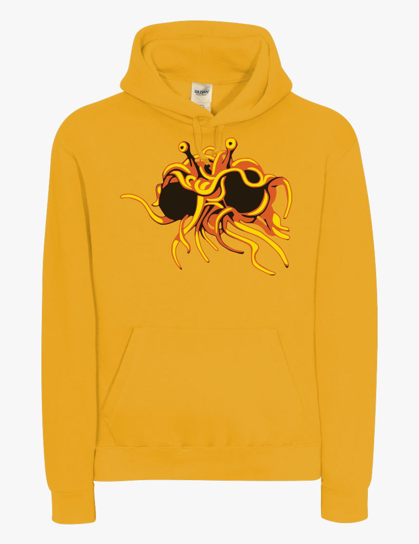 Flying Spaghetti Monster Sweatshirt B&c Hooded - Hoodie, HD Png ...