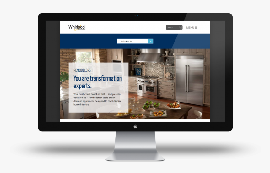 Whirlpool Launches Website Tailored To Professionals - Led-backlit Lcd Display, HD Png Download, Free Download