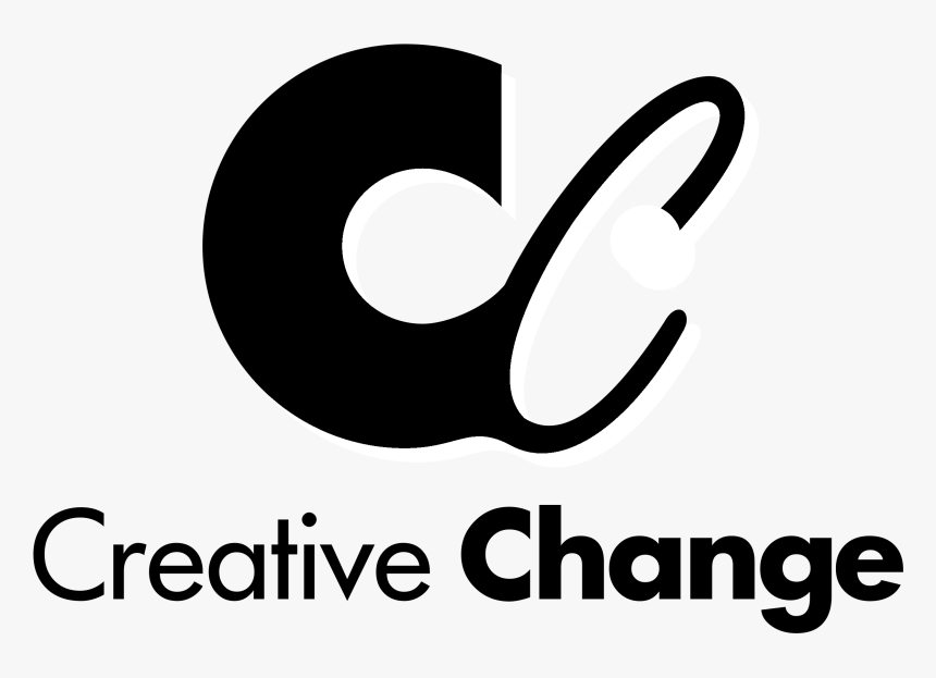 Creative Change Logo Black And White - Mangocenter, HD Png Download, Free Download